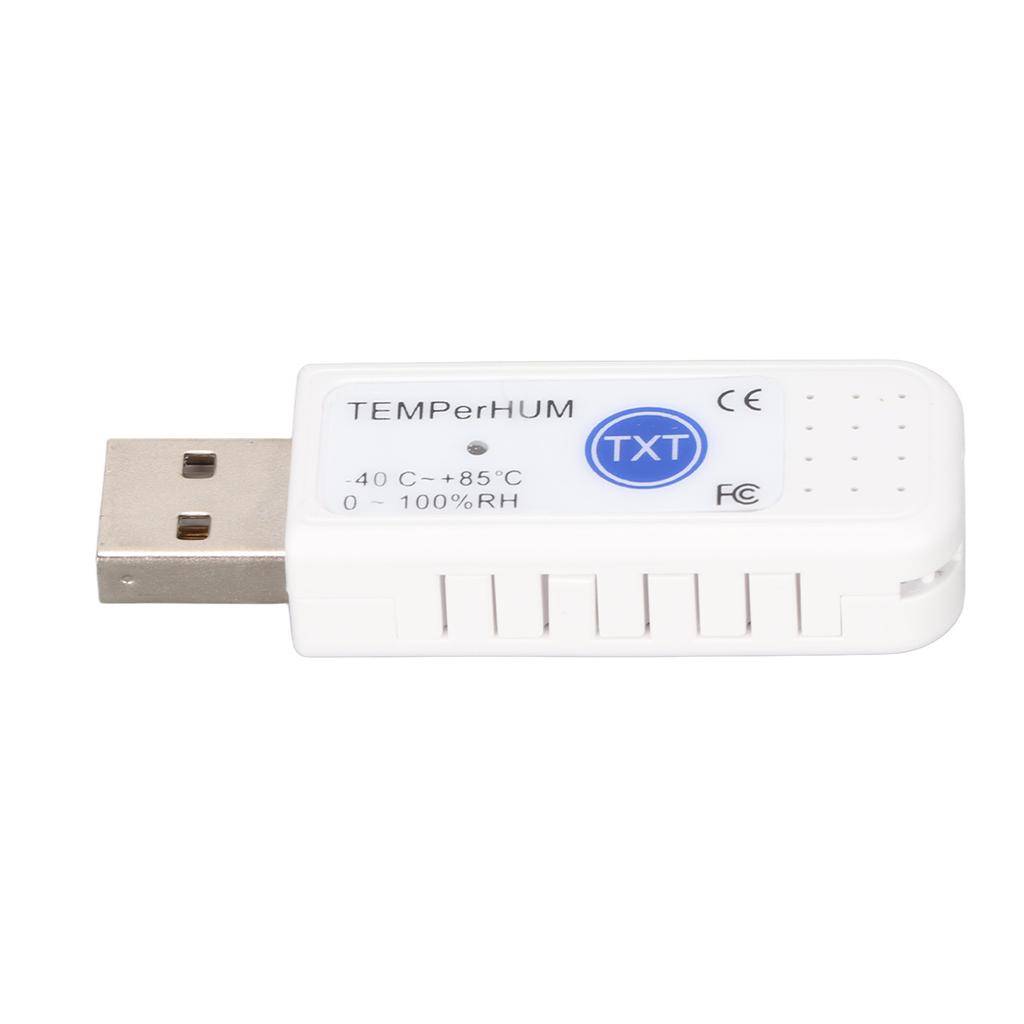 USB Computer Thermo Hygrometer Multifunction PC Data Logger Alarm Ambient Temperature Humidity Monitor