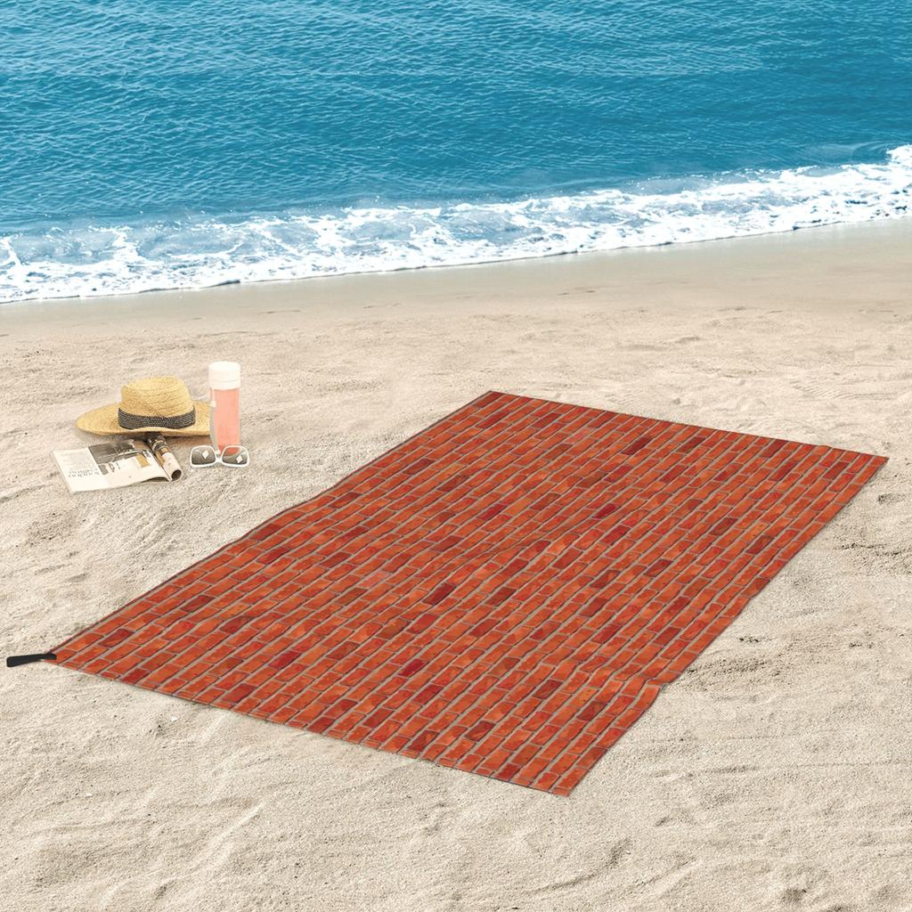Red brick wall Beach Towel Soft Microfiber Quick Dry Absorbent Quick Towels For Bath