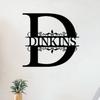 Custom Iron Nameplate - Personalized Outdoor Letter Sign, Outdoor/Indoor Wall Art Decoration, Presents for Weddings/Housewarming