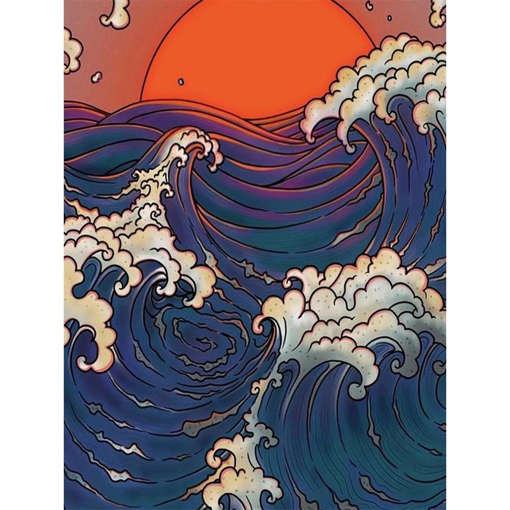 

Набор для алмазной живописи 5D DIY Пейзаж Звездное небо Вышивка крестом Алмазная вышивка Мозаика из страз Искусство Домашний декор Живопись Round 20x30cm