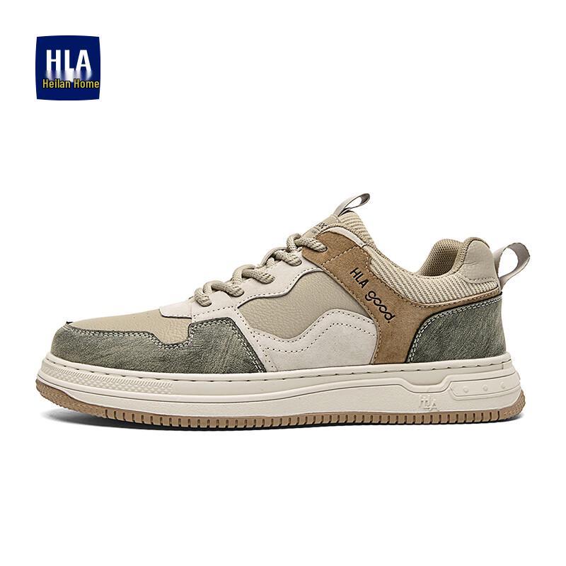 HLA Men's Retro Patchwork Casual Sneakers