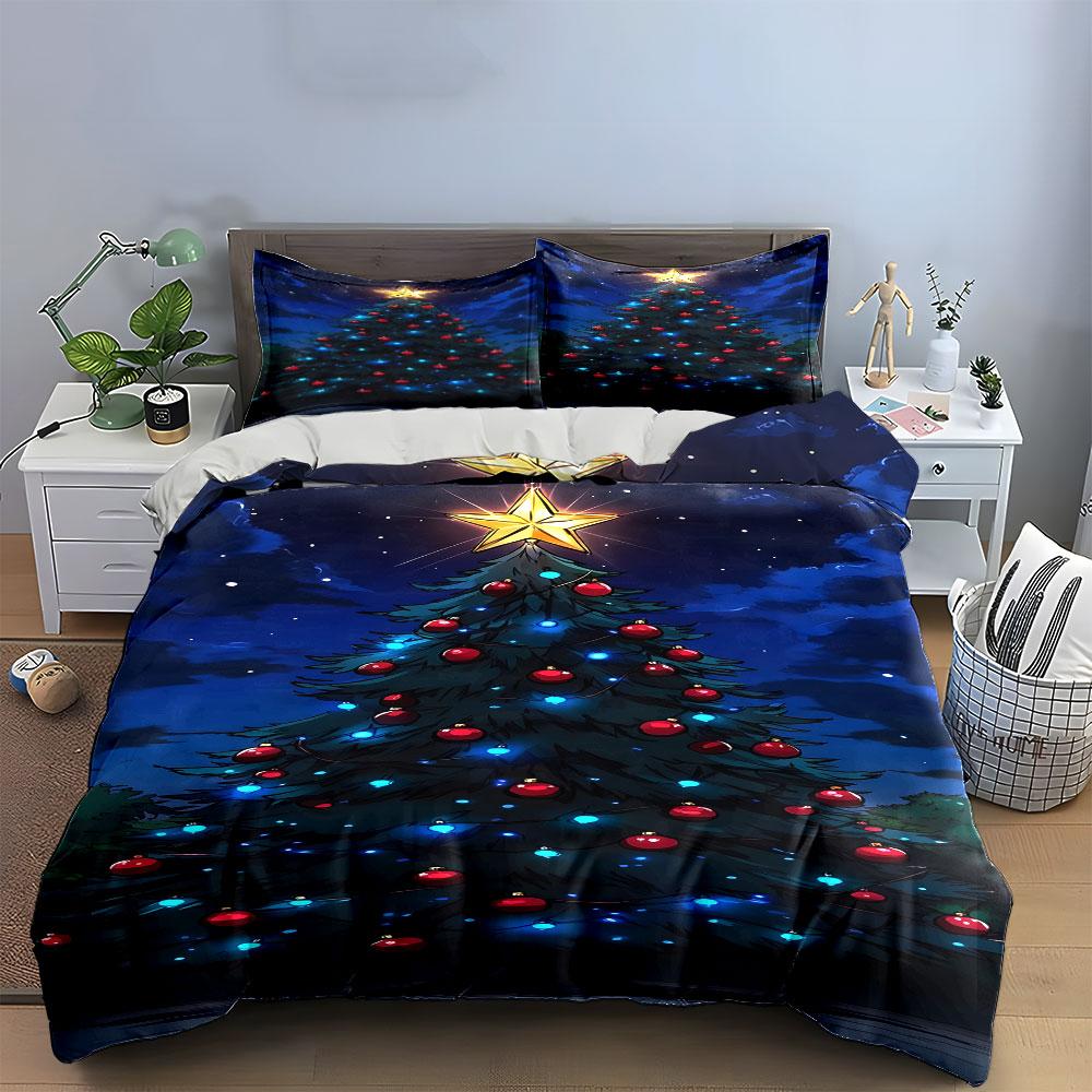 Golden starry night. Bedding sets Duvet cover sets Duvet covers Pillowcases(1*Duvet Cover 2*Pillowcases without duvet insert)
