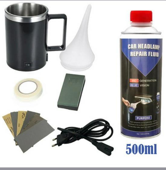 Car Headlight Restoration Kit 90G - Fix Yellowing, Blurriness, Scratches, & Cracks