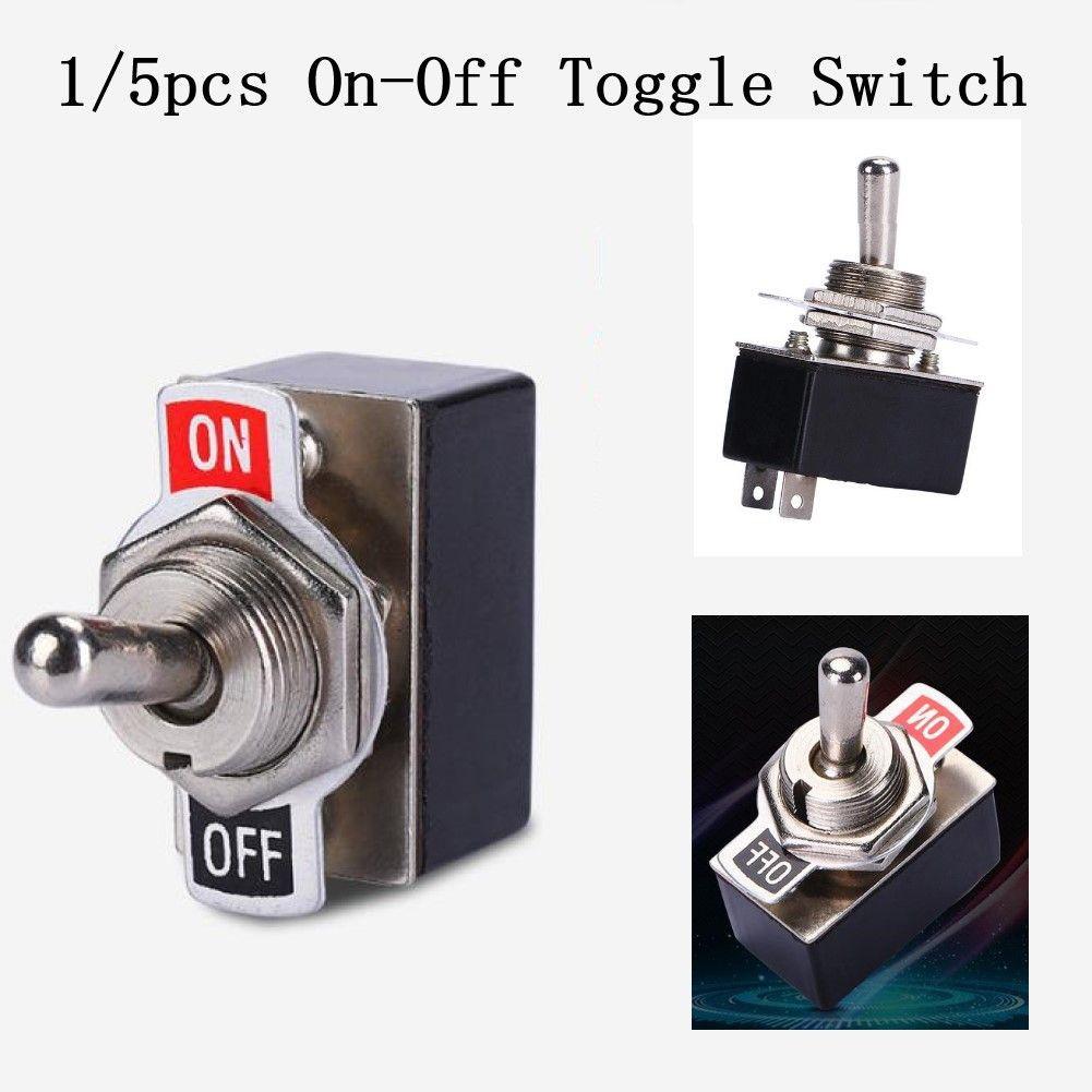 

Toggle Switch Prewired Rocker SPST Switch Toggle 125VAC