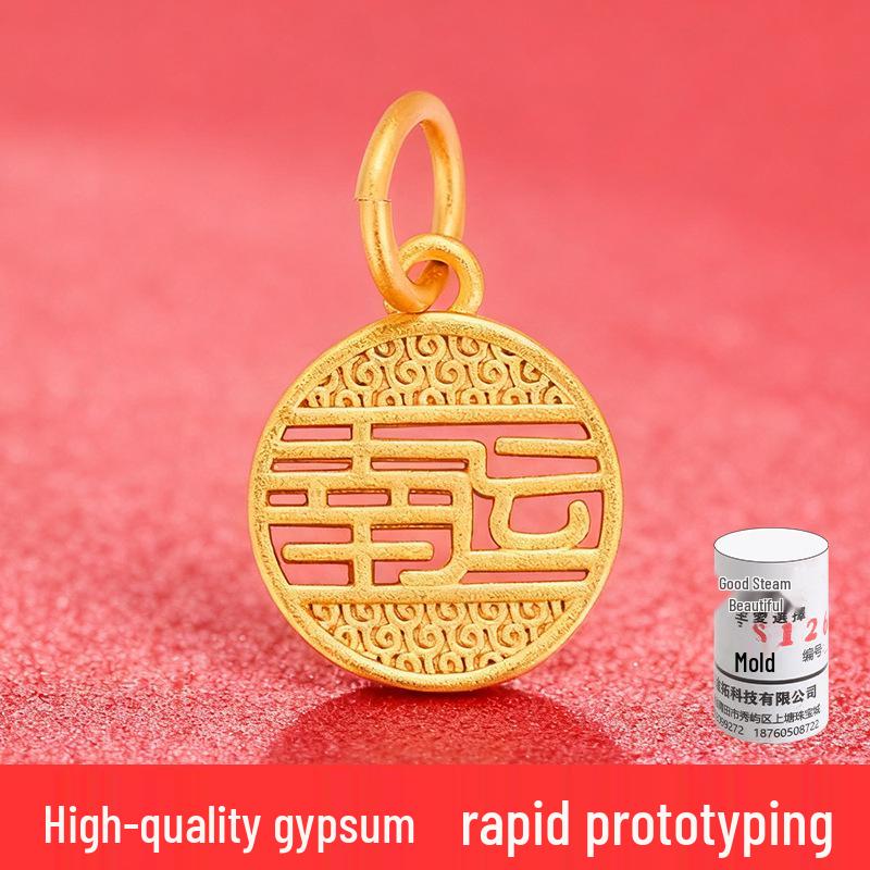 Ancient Luck Card Pendant Mold: Gold & Silver DIY Jewelry Necklace for Fortune & Wealth