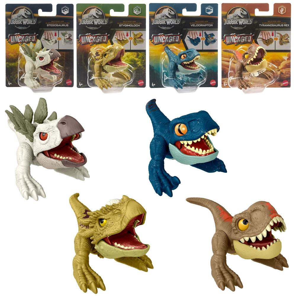 

Matel Jurassic World JURASSIC WORLD Pop Up Collection, набор из 4 игрушек-динозавров для возраста 4 лет 986F HFR10