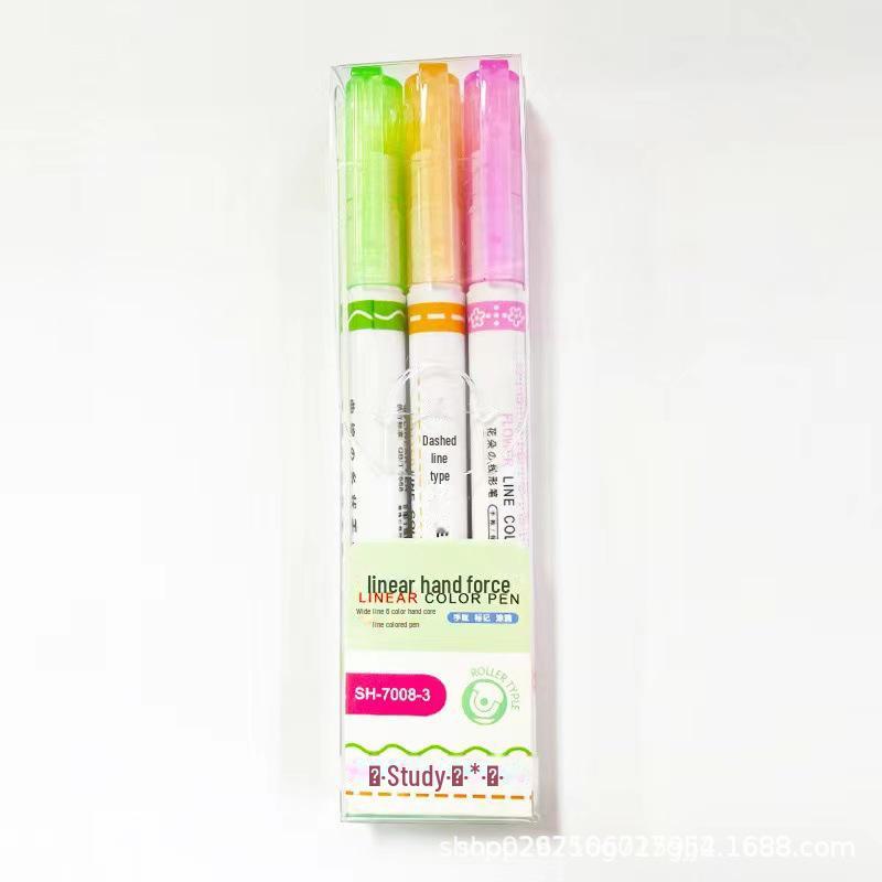 Colorful Double Line Outline & Curve Pen for Art and Craft