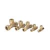 Double-Way Copper Garden Hose Connector with Female Thread