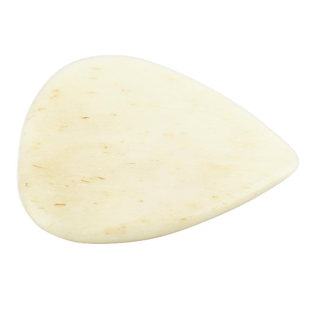 Guitar Pick Ox Bone Skidproof Easy Playing Plucking Pick Accessory for Performance Flat Surfaces