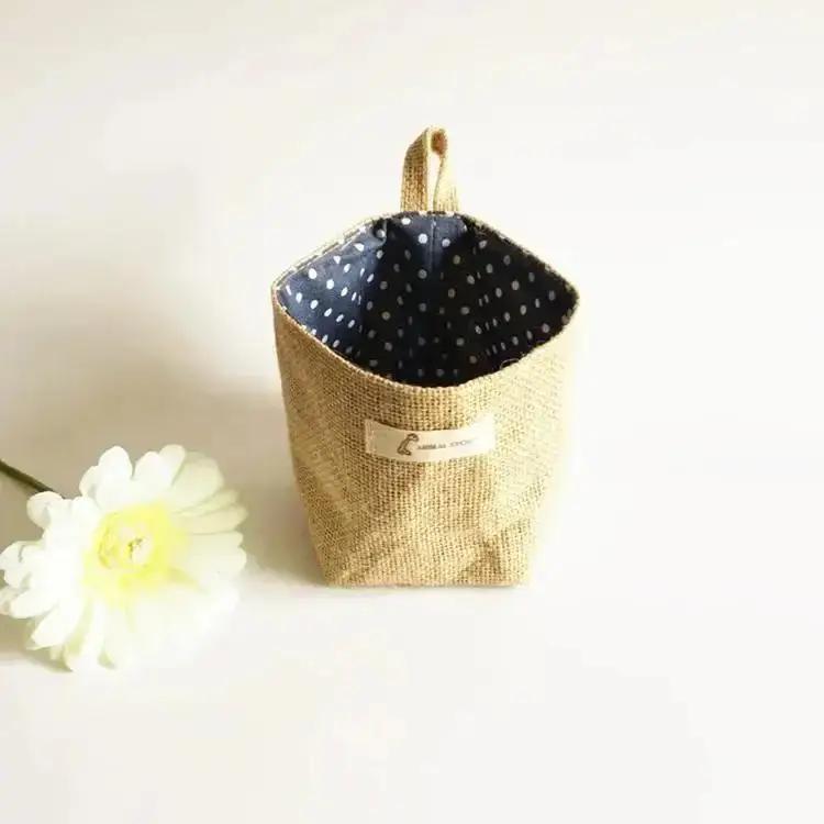 Bathroom Dirty LaundryBaskets Folding Laundry Clothes Hamper Bags Home Storage Bag Organizers Cotton Basket Accessories