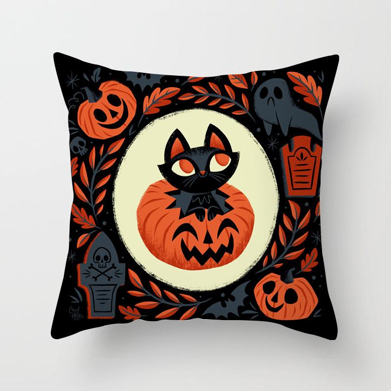 New Halloween Pumpkin Series Home Decoration Pillow Cushion Halloween Pillow Cover