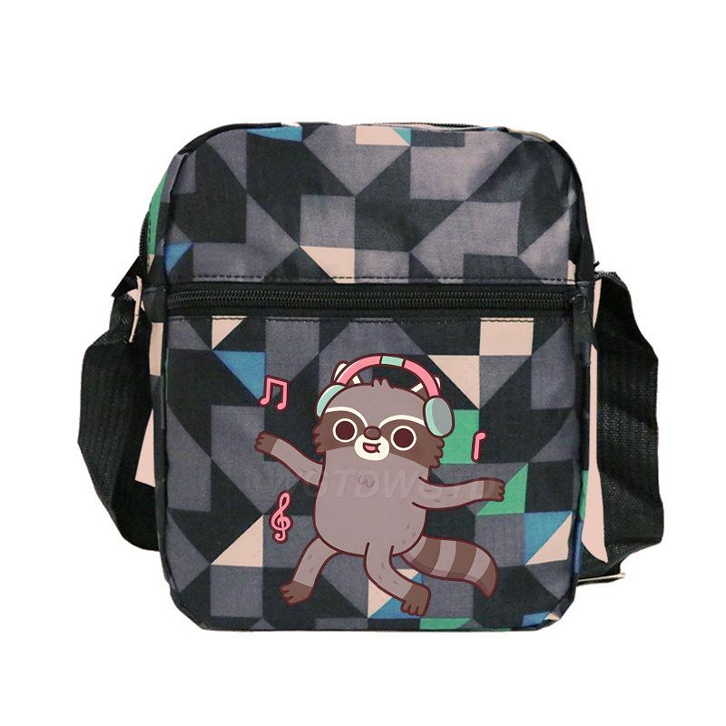 New student fashion shoulder bag personalized printing children's portable multifunctional messenger bag