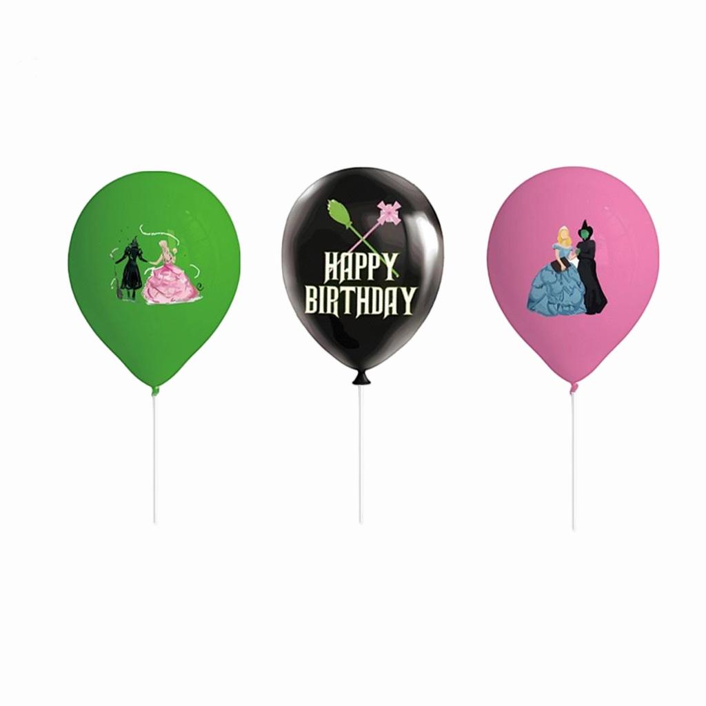 Birthday Theme Party Decoration Banner Pull Flag Cake Flag Balloon- Set
