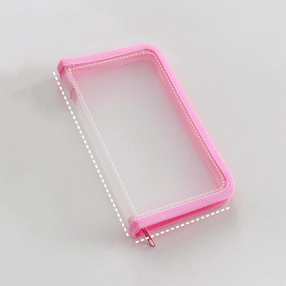 A6 Transparent Zipper Pouch Multifunctional Stationery Organizer Pouch File Folder Bag Kids