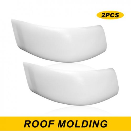 For 99-07 Ford Super Duty Oxford White 2PCS Upgraded Extended Cab Roof Molding V