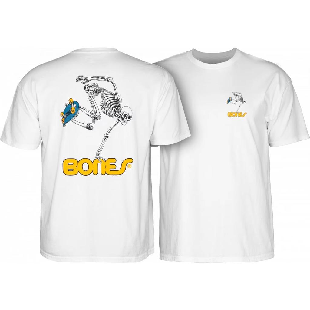 Classic White Winged Ripper Skate Cotton Graphic Unisex Summer Streetwear Short Sleeve Tee