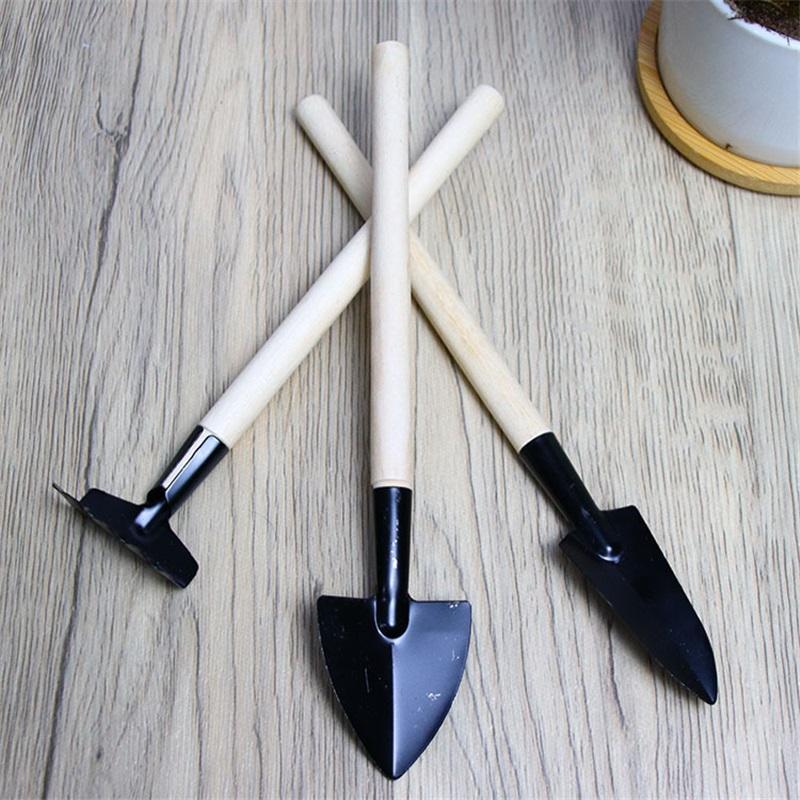 3 Pcs Gardening Tool Set, Mini Shovel Rake Spade, Household Flower Planting Soil Loosening Tools