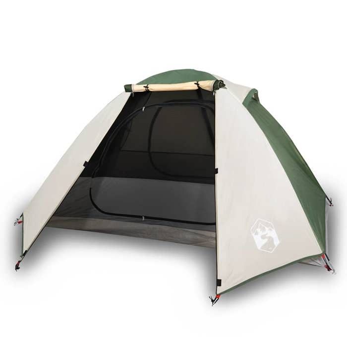 Tente de camping - vidaXL - 2 personnes - Imperméable - Vert - Léger et portable
