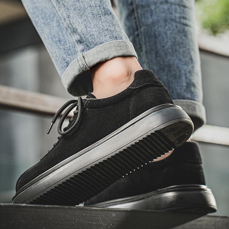 Classic Fashion Khaki Tooling Shoes for Men Breathable Leather Casual Shoes Men Lace-up Low Shoes Man Footwear Zapatos De Hombre