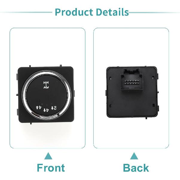 ACROPIX 4WD Four Wheel Drive Switch 4X4 Selector Switch Fit for Chevrolet Silverado 1500 2500 HD for GMC Sierra 1500 No.15913725 - Pack of 1