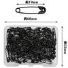 Metal Safety Black Safety Tie Quilt Sewing Brooch Craft DIY Scarf Shawl Black Pins, Pins, Pins, Pins, Pins, Pins, Pins, Tags, Tags, Tags, 19mm,