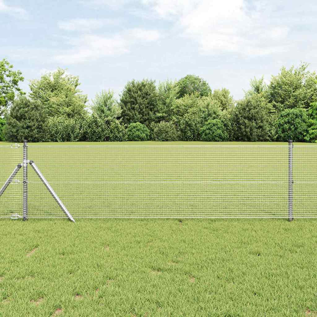 Welded Wire Fence Silver