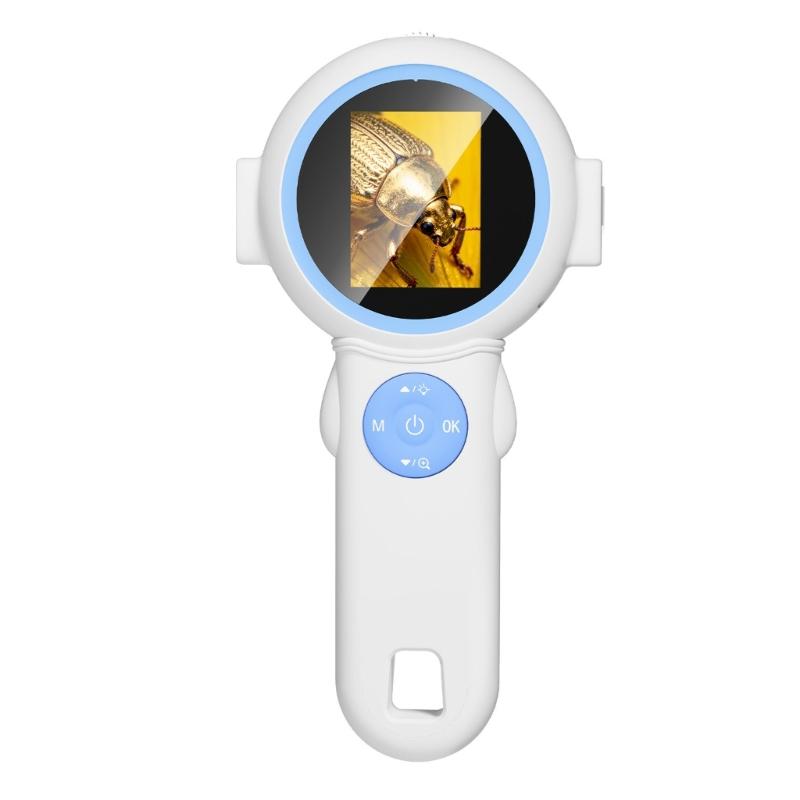 Portable Digital Magnifier For Children Lightweight Design Easy To Use Microscopic Observation Tool School Outdoor Activity