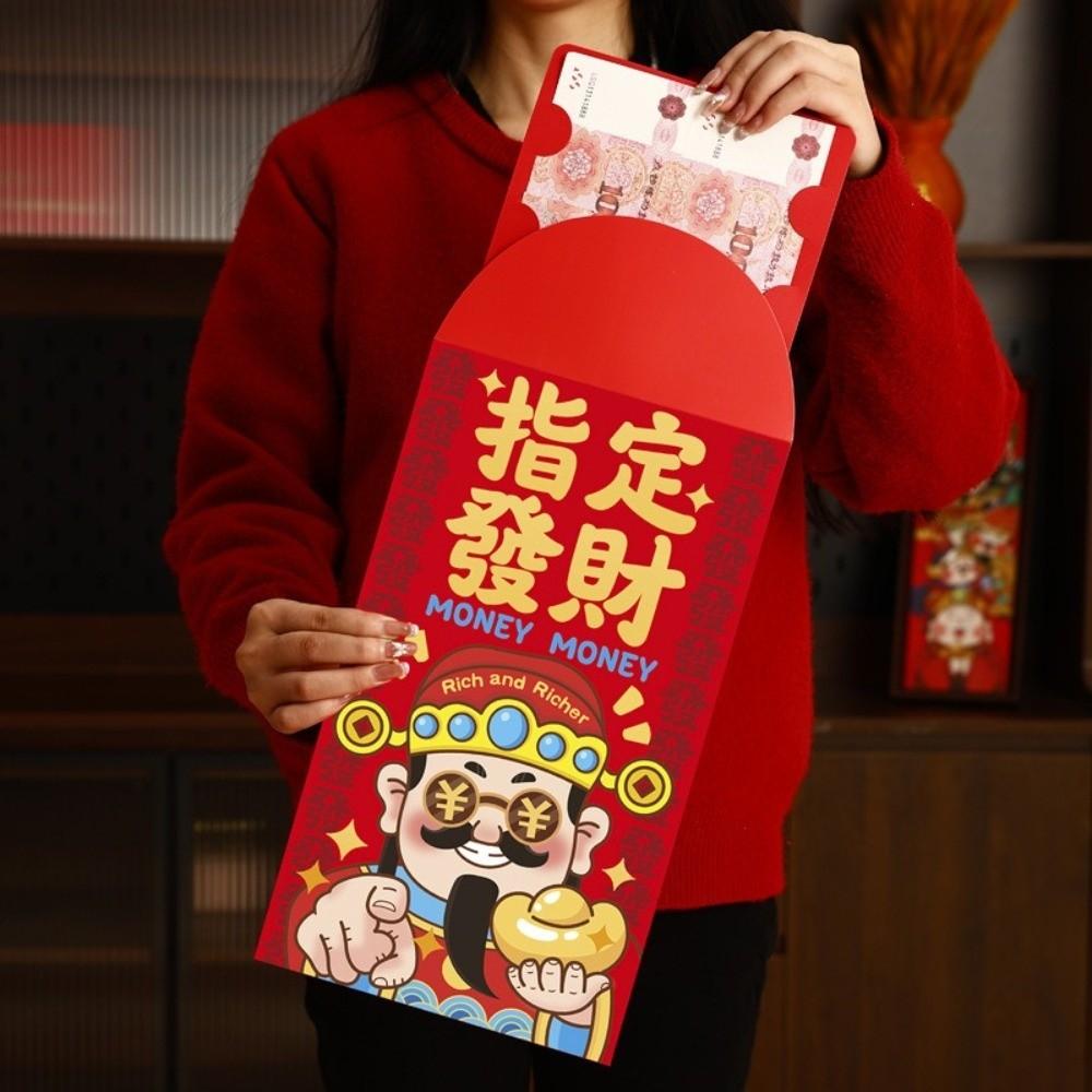 Cartoon 2026 Horse Year Red Envelope Chinese Style Traditional New Year Money Envelope Blessing Paper Bless Fortune Pocket