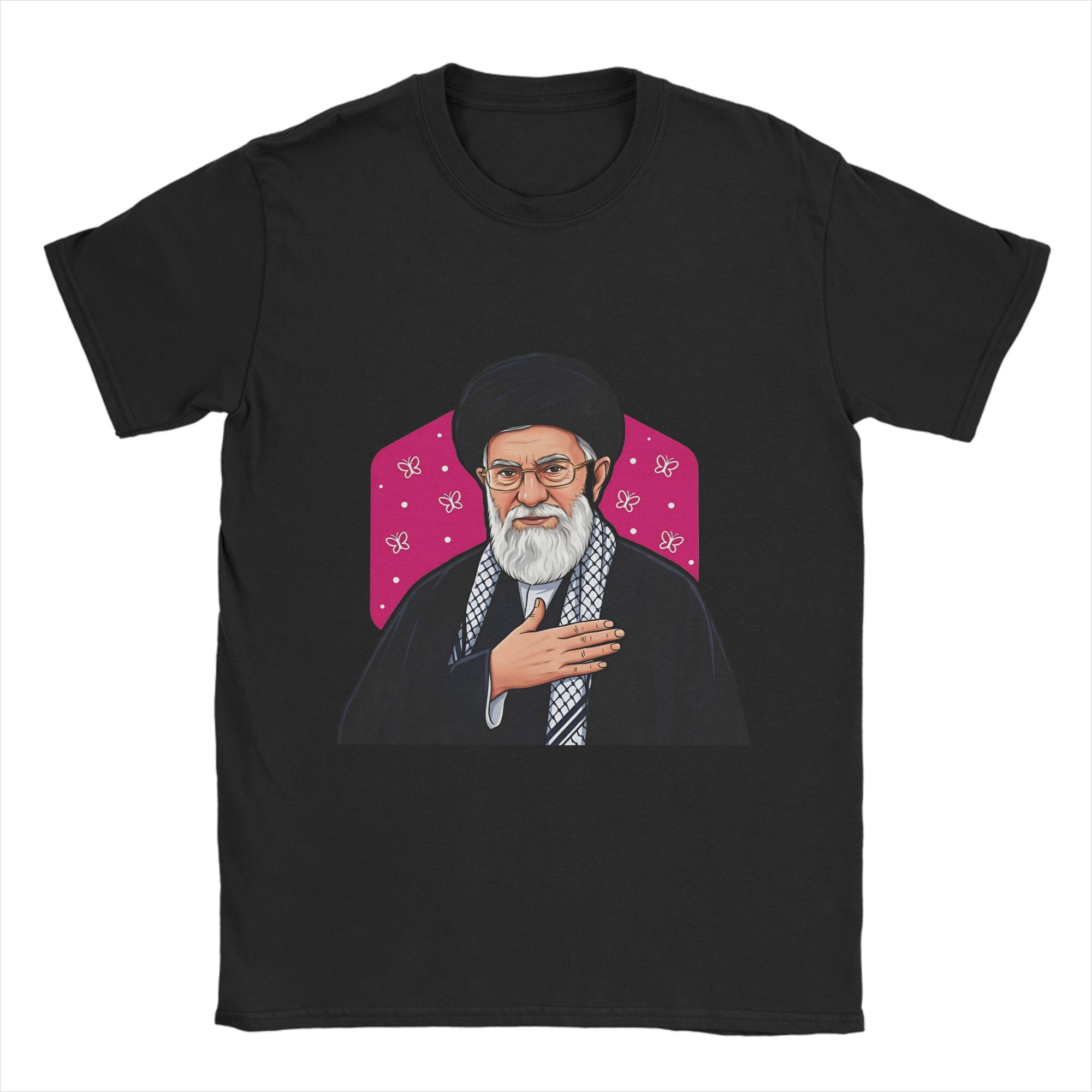 

Vintage T-Shirt Beach Ali Khamenei Novelty T-Shirts 100 Cotton Tee Shirt for Man Y2K Fun Print Short Sleeve Top Tees - Men ... 5XL різнокольоровий