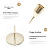 Elegant European Candle Holder Set: Electroplated Three-Piece Metal Ornament for High-End Dining and Wedding Décor.