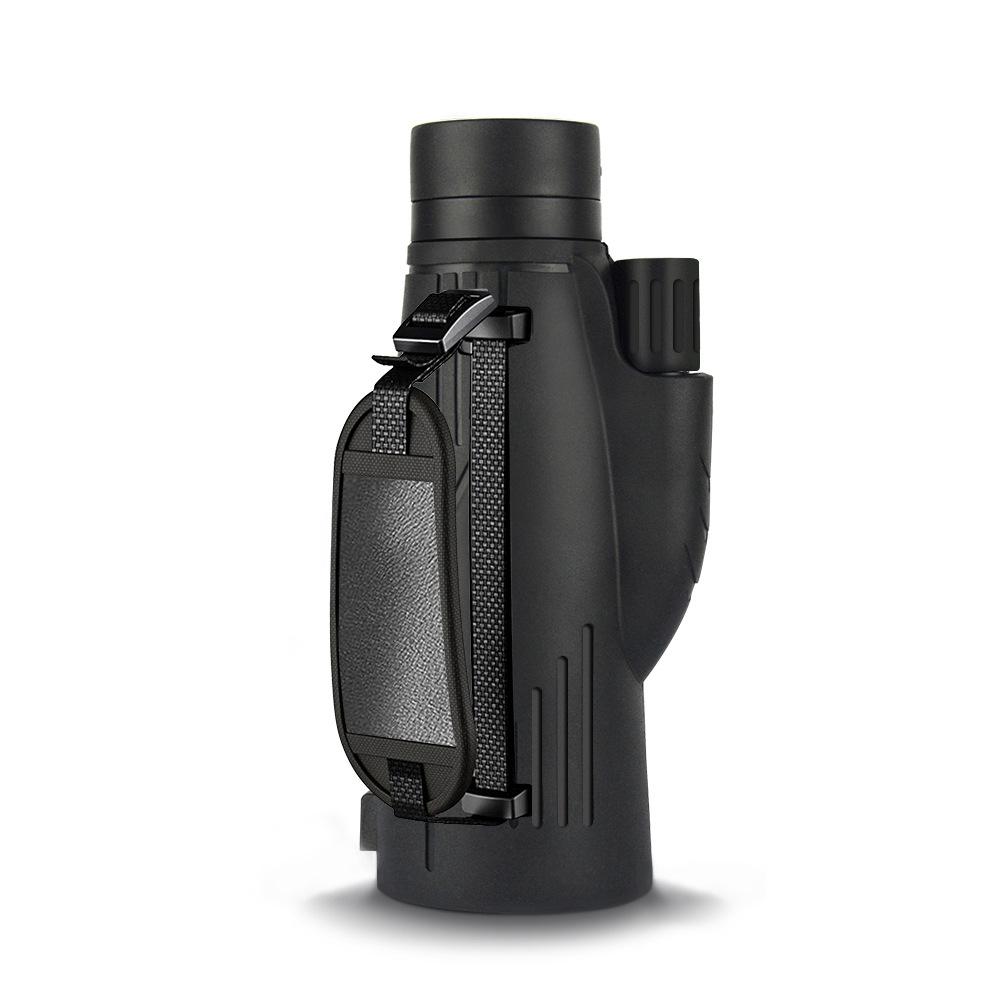 Monokulärt teleskop 12×50/12×55 Stor objektivlins Hög förstoring HD med handledsrem Mobiltelefonkamera Glasögon.