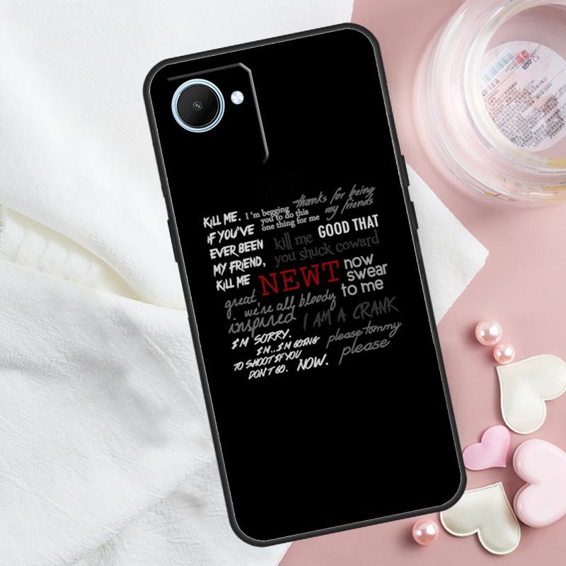 The Maze Runner Qoutes For Realme 13 12 10 11 14 Pro Plus GT 6T 6 5 GT7 Pro C55 C51 C21Y C25S C75 C61 C53 C67 Case
