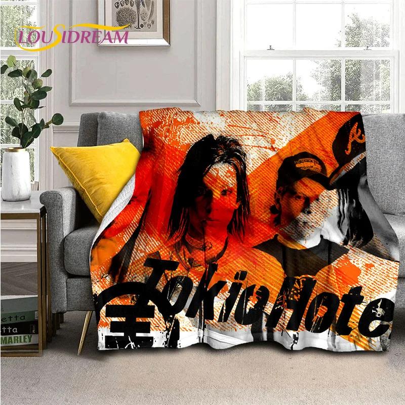 Rock Band Tokio Hotel Bill Kaulitz Soft Flannel Blanket for Bed Bedroom Sofa Picnic,Throw Blanket for Cover Outdoor Leisure Gift