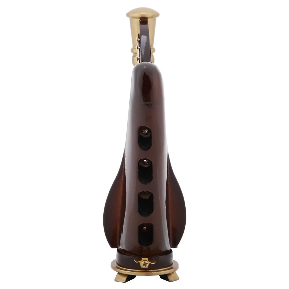 Wooden Miniature Harp Replica with Gift Case Instrument Model Musical Gifts Ornaments