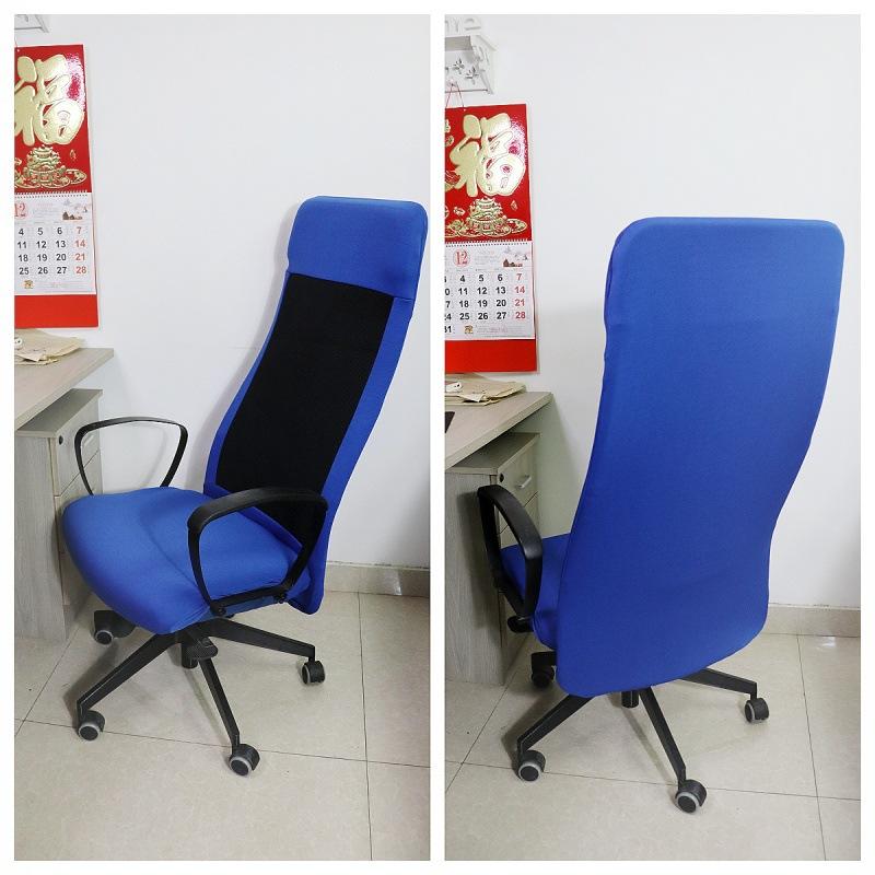 Stretch Elastic Computer Chair Cover Dustproof Office Chair Slipcover Universal Armchair Protector for Home & Office
