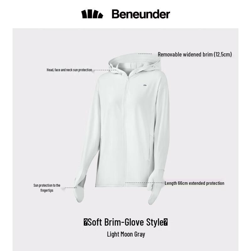 

Beneunder Ice Cloud Sun Protection Jacket M