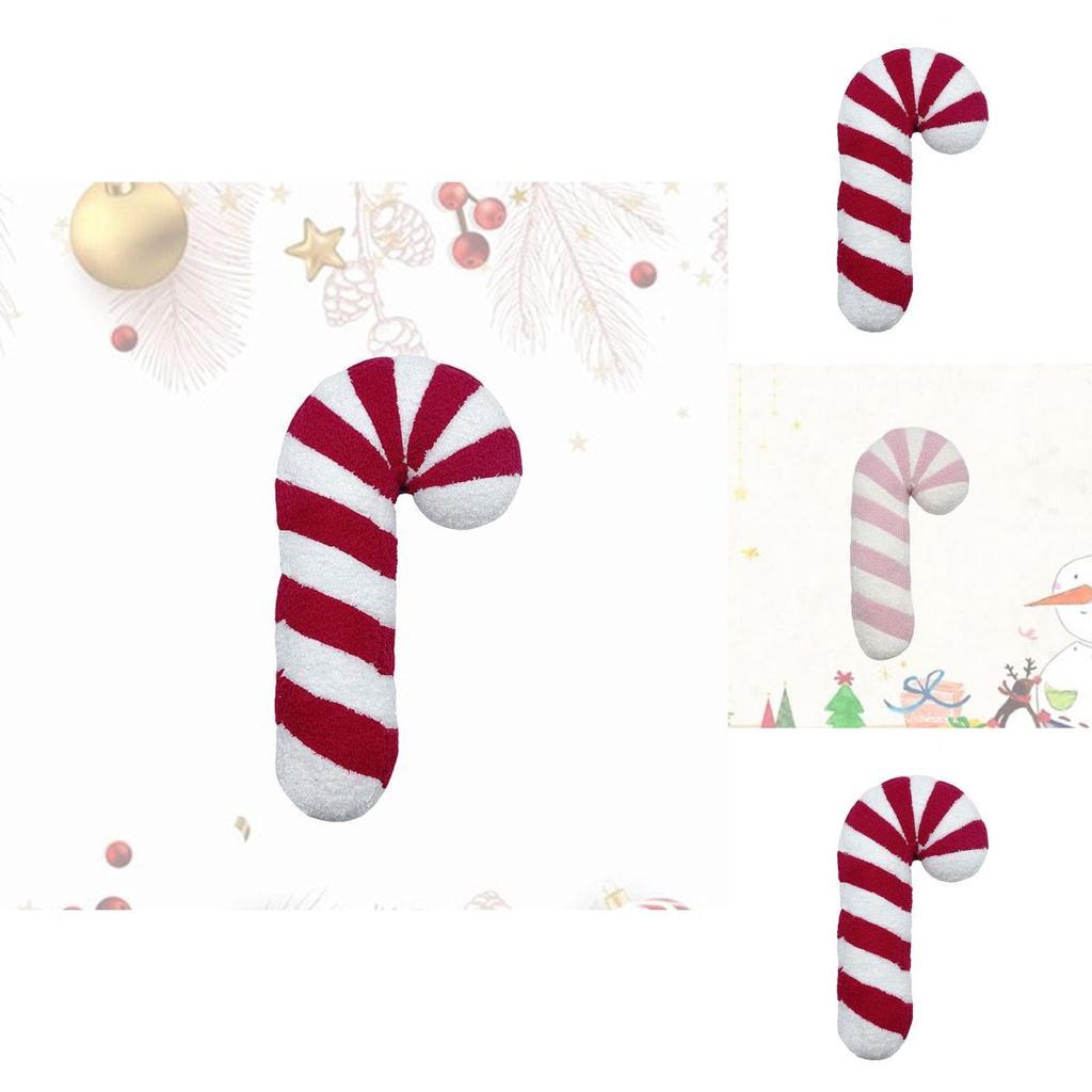 Christmas Candy Cane Pillows Plush Adorable Animal Shaped Toy Soft And Cuddly 45cm