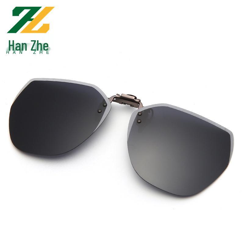 Polarized Flip-up Clip-on Sunglasses for Myopia, Night Vision & Driving - Unisex