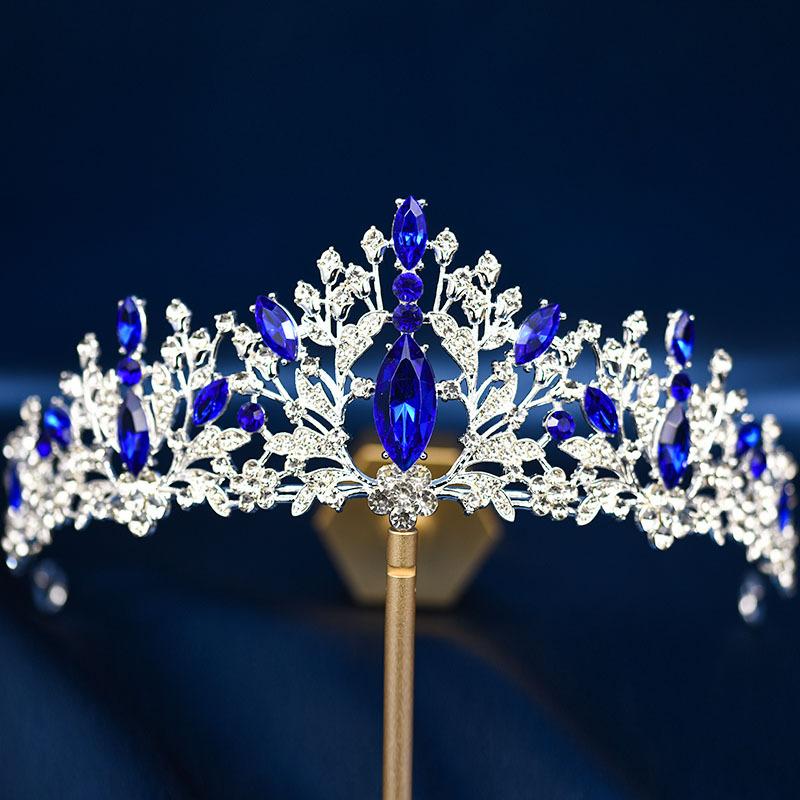 Bridal Tiara Crown Wedding Dress Hair Accessories Stage Host Welcome Baroque Queen Birthday Jewelry Women