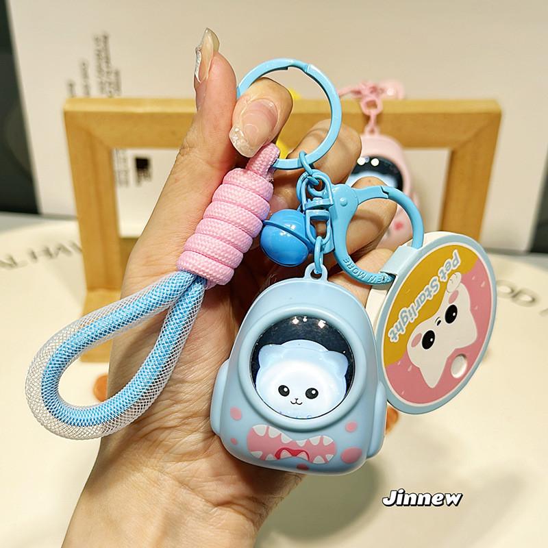 Jinnew Delightful Starry Backpack Keyring Cartoon Animal Keychain Adorable Idea Gift