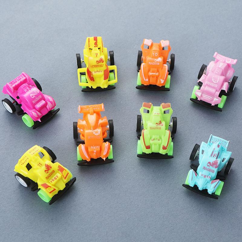 Press Mini Kids Racing Toy With Pushforward Action For Brain Development