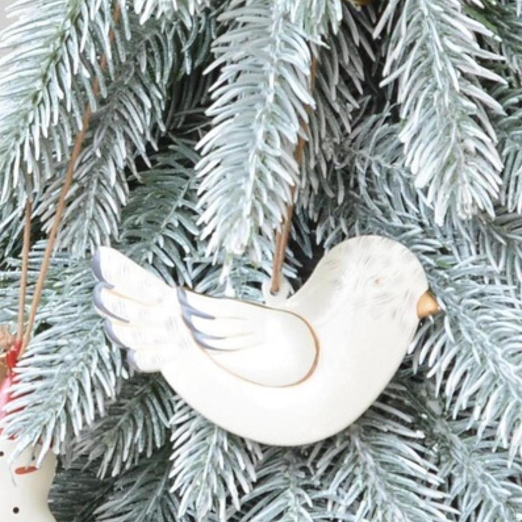 Christmas Tree Hanging Decoration Dove Ornament Home Decor Office Indoor Wall for