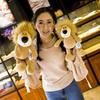 Stuffed Plush Animals Toys Soft Dolls Jungle Lion Elephant Tiger Dog Fox Monkey Deer Children Gift Kawaii Baby Kids Hobbie Toys