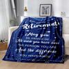 Retirement Journey Inspiration Blankets Are Suitable for Living Rooms,making Them an Ideal Choice for Outdoor Travel and Gifts.