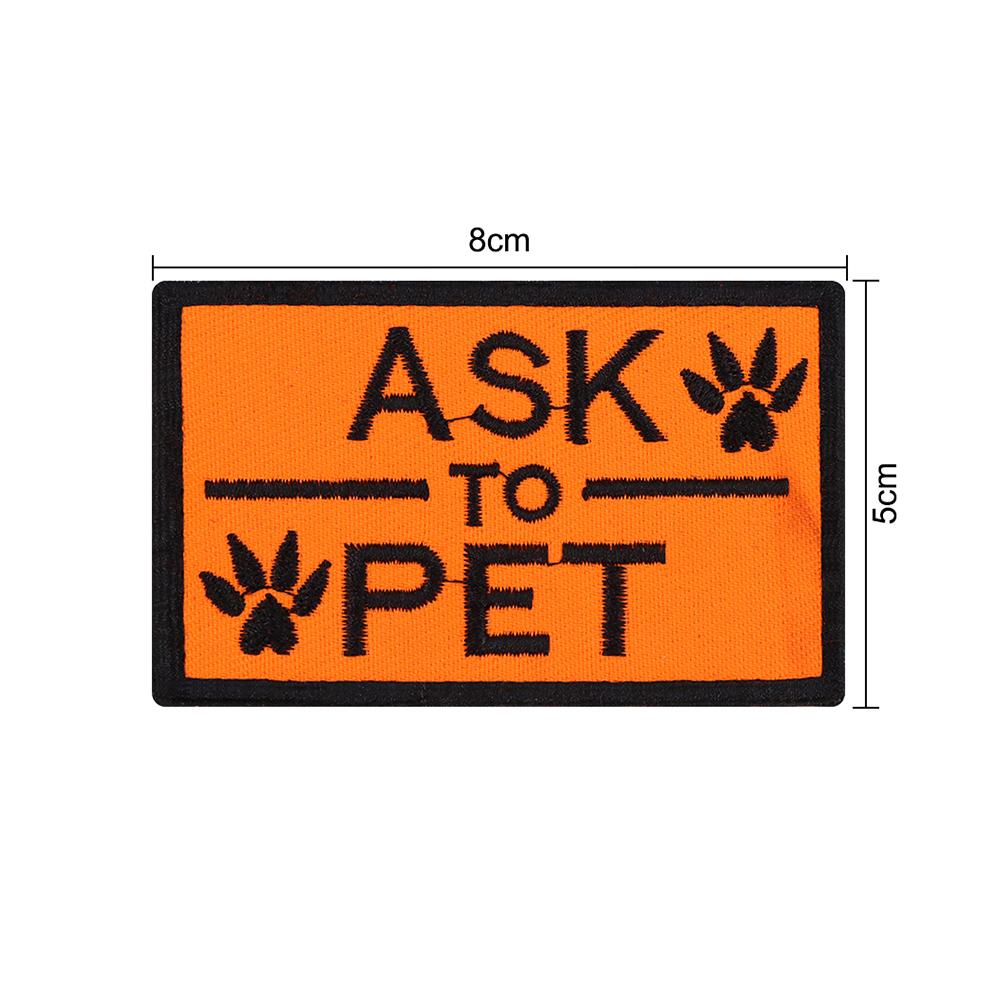 1 Stück Taktisches Patch-Bundle für Hundegeschirr Halsband Weste Personalisierte Patches Anhänger Aufkleber Etikett Kundenspezifischer Name ID Diensthund