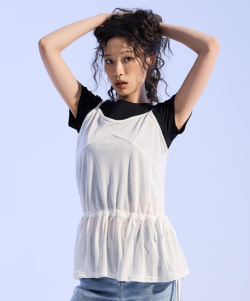 MOAA Soft Flare Camidress (White)