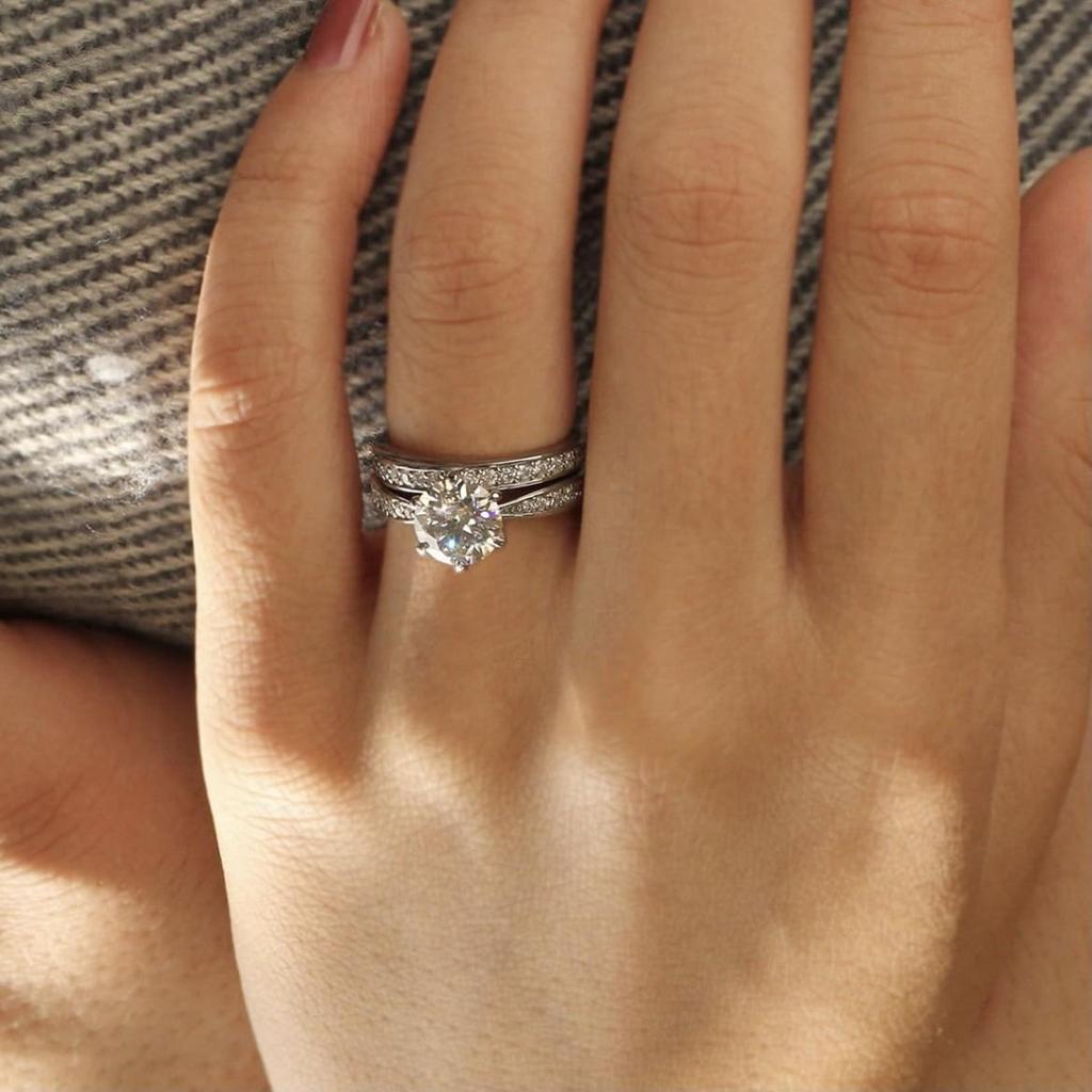 Three Heroes 2024 Ευρωπαϊκό & Αμερικάνικο Μοντέρνο Δαχτυλίδι Γάμου από Ζιρκόνια για Γυναίκες - Πωλείται Πολύ