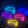 Neon Cat Wall Light LED Sign Sconce for Bedroom Decor, Cute Cartoon Animal Decorative Lamp Light, Energy Saving Living Room And Party Atmosphere