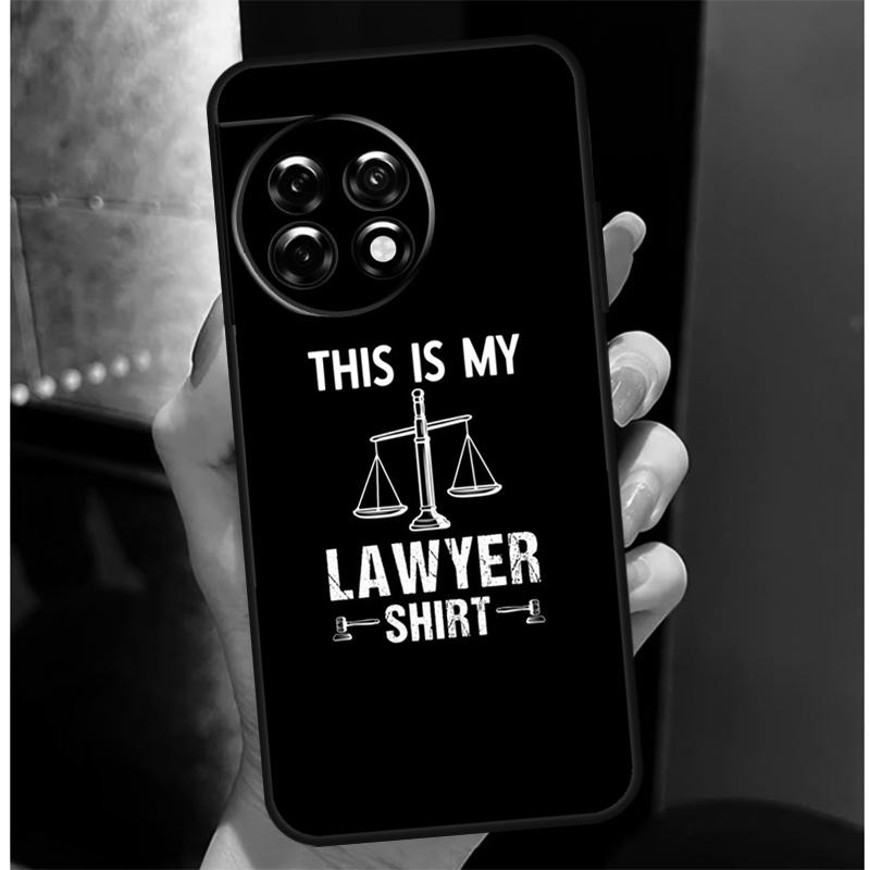 Law Lawyer Judge Justice Cover For OnePlus Nord 3 2 CE 4 Lite N20 N10 N30 OnePlus 8T 10T 13 13R 12 12R 11 10 Pro Case