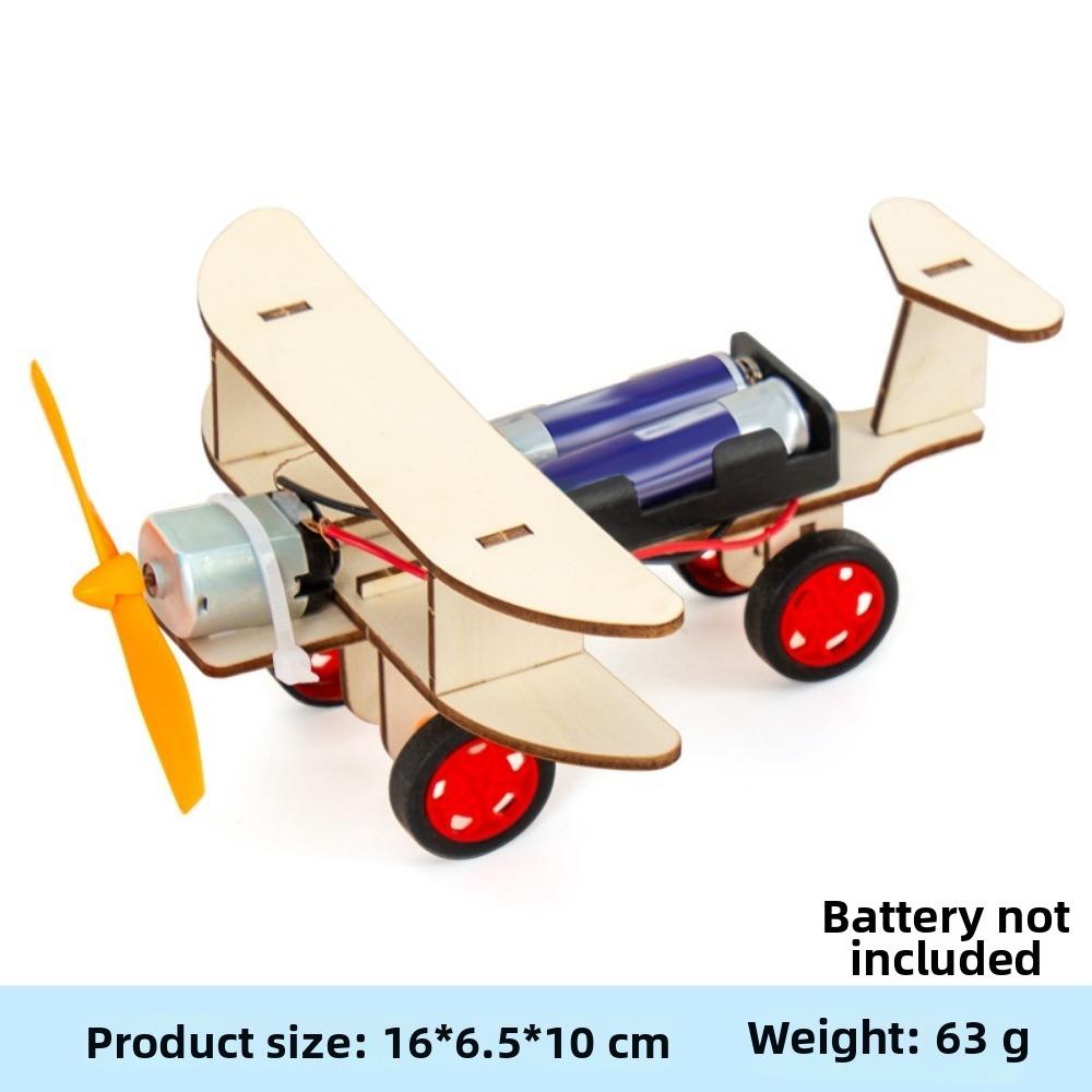 

Self Provided Battery Electric Airplane Fans Kids Scientific Experiment Tool 1